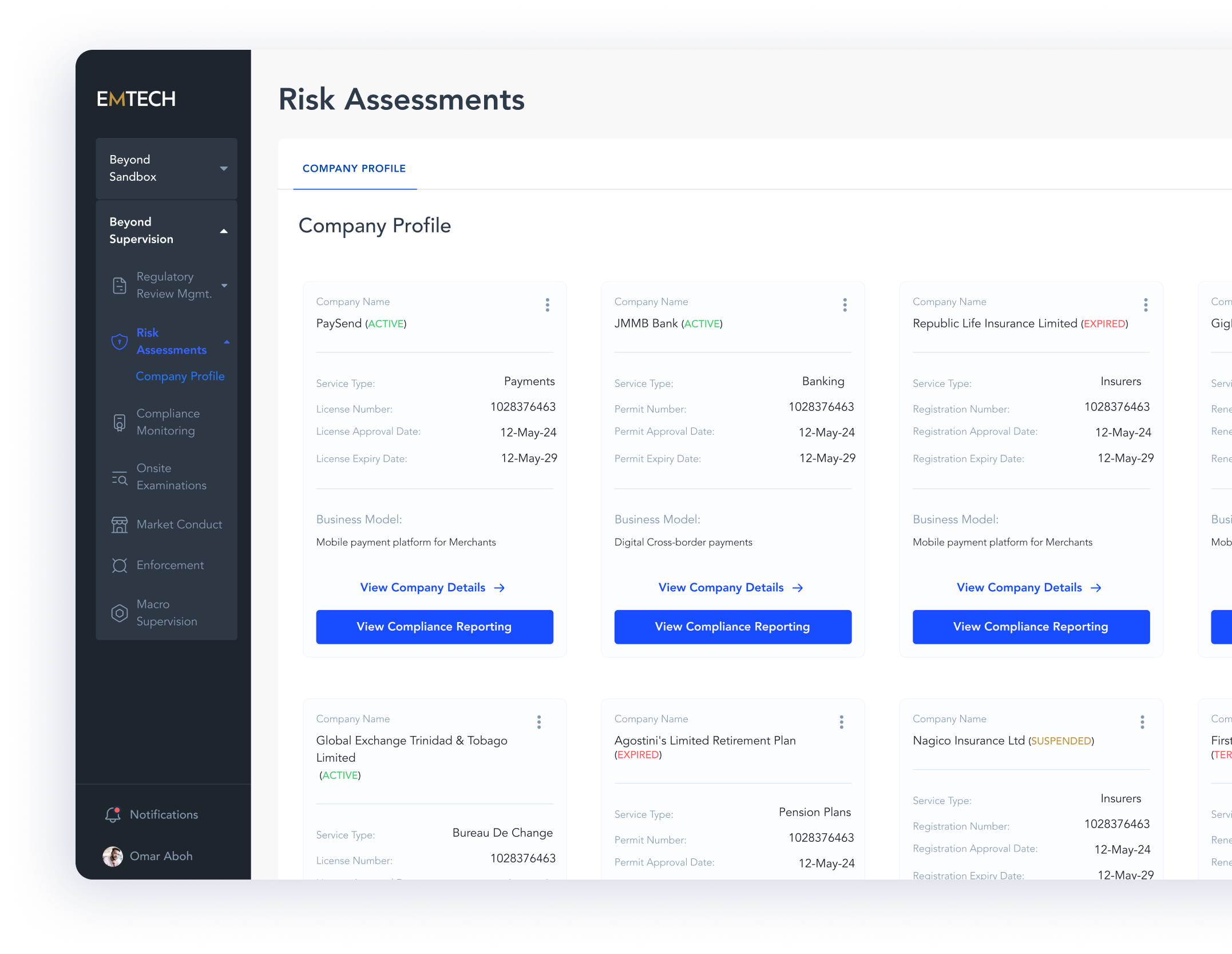 beyond  supervision dashboard